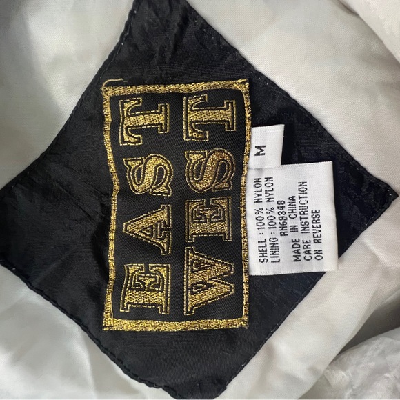 Women's Vintage '90's East West Color Block Zip Coat Size Medium - Picture 6 of 6